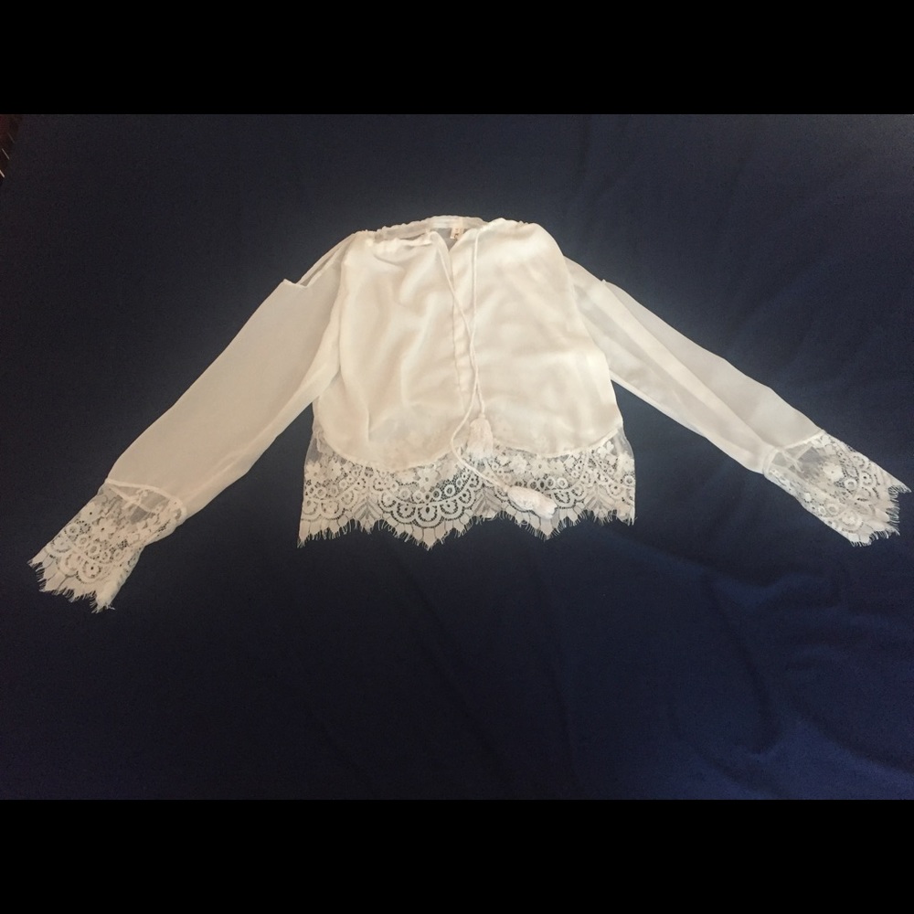 White Lace Top